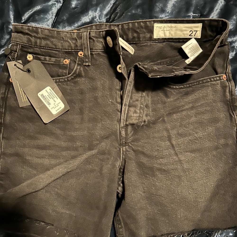 Rag & Bone Maya High Rise Midi Short